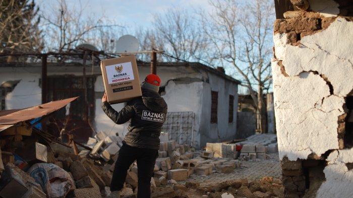 BAZNAS Salurkan Ribuan Makanan Dan Paket Kebersihan Diri Untuk Korban Gempa Turki